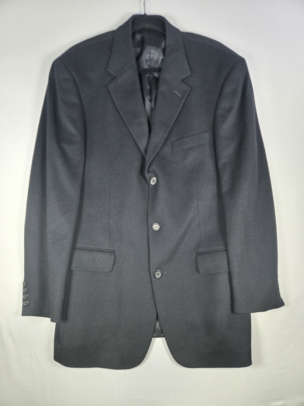 Andrew Fezza Silk Wool Cashmere Sport Coat Blazer 41L